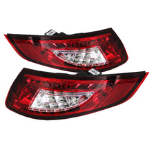 Load image into Gallery viewer, Spyder Porsche 997 05-08 LED Tail Lights Red Clear ALT-YD-P99705-LED-RC
