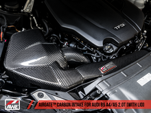 Load image into Gallery viewer, AWE Tuning Audi B9 A4/A5 2.0T Quattro Carbon Fiber AirGate Intake w/ Lid
