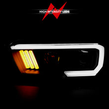 Load image into Gallery viewer, ANZO 2016-2017 Toyota Tacoma Projector Headlights w/ Plank Style Design Black/Amber w/ DRL
