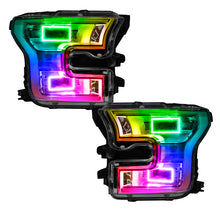 Load image into Gallery viewer, Oracle Ford F-150 15-17 Projector Headlight Halo Kit - ColorSHIFT w/ 2.0 Controller
