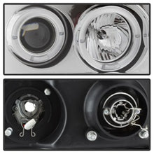 Load image into Gallery viewer, Spyder GMC Sierra 1500/2500/3500 07-13 Projector Headlights LED Halo- LED Chrome PRO-YD-GS07-HL-C
