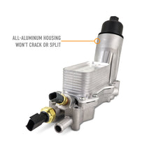 Load image into Gallery viewer, Mishimoto 12-18 Jeep Wrangler JK Aluminum Oil Filter Housing 3.6L
