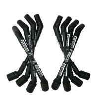 Load image into Gallery viewer, Moroso GM LS Ultra 40 Custom Fit  Sleeved Ignition Wire Set 8in 135 Deg Boots - Black
