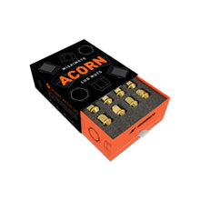 Load image into Gallery viewer, Mishimoto Steel Acorn Lug Nuts M12 x 1.5 - 24pc Set - Gold
