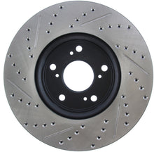 Load image into Gallery viewer, StopTech Slotted &amp; Drilled Sport Brake Rotor Front Left 13 Honda Accord Sport
