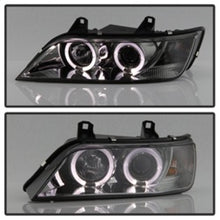 Load image into Gallery viewer, Spyder BMW Z3 96-02 Projector Headlights LED Halo Smoke High H1 Low H1 PRO-YD-BMWZ396-HL-SM

