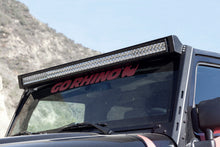 Load image into Gallery viewer, Go Rhino 07-18 Jeep Wrangler JK WLF Windshield Light Mount Frame - 50in Light Bar
