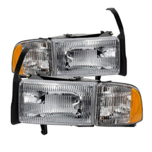 Load image into Gallery viewer, Xtune Dodge Ram 1500 94-01 OEM Style Headlights w/ Corner Chrome HD-JH-DR94-OE-C
