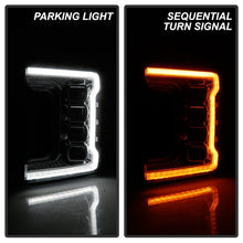 Load image into Gallery viewer, Spyder Ford F-250/F-350/F450 17-18 Full LED Headlights Black PRO-YD-FS17HALAP-SEQ-C
