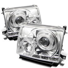 Load image into Gallery viewer, Spyder Toyota Tacoma 97-00 Projector Headlights LED Halo LED Chrome High H1 Low H1 PRO-YD-TT97-HL-C
