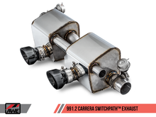 Load image into Gallery viewer, AWE Tuning Porsche 911 (991.2) Carrera / S SwitchPath Exhaust for PSE Cars - Chrome Silver Tips
