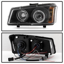 Load image into Gallery viewer, Spyder Chevy Silverado 1500 03-06 Projector LED Halo LED Amber Reflctr Blk PRO-YD-CS03-AM-BK
