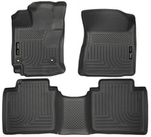 Load image into Gallery viewer, Husky Liners 15 Toyota Venza WeatherBeater Front &amp; Second Row Tan Floor Liners
