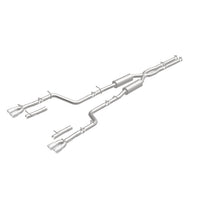 Load image into Gallery viewer, MagnaFlow Cat-Back, SS, 2.5in, Quad Split Rear 3.5in Tip 2015 Dodge Challenger 3.6L V6

