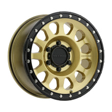 Load image into Gallery viewer, Method MR315 17x8.5 0mm Offset 6x5.5 106.25mm CB Gold/Black Street Loc Wheel
