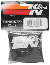 Load image into Gallery viewer, K&amp;N Black Drycharger Round Tapered Custom Air Filter Wrap
