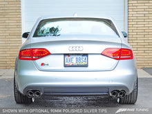 Load image into Gallery viewer, AWE Tuning Audi B8 / B8.5 S4 3.0T Touring Edition Exhaust - Chrome Silver Tips (90mm)
