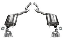 Load image into Gallery viewer, Corsa 18-20 Ford Mustang GT Convertible w/o Active Valves Sport Axle-Back w/ Polished 4in Tips
