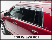 Load image into Gallery viewer, EGR 15+ Chevy Tahoe/GMC Yukon In-Channel Window Visors - Set of 4 (571861)
