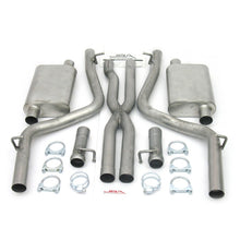Load image into Gallery viewer, JBA 08-14 Dodge Challenger 5.7L 409SS Dual Rear Exit Cat-Back Exhaust
