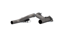Load image into Gallery viewer, QTP 10-15 Chevrolet Camaro SS 6.2L 2.5in 304SS Aggressor Cutout Dual Mid Pipes
