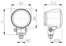 Load image into Gallery viewer, Hella WORK Lamp NA 0GR MG12 LT M70 1G0
