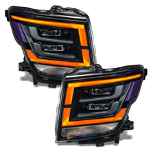 Load image into Gallery viewer, Oracle 21-22 Nissan Titan RGB+W Headlight DRL Upgrade - ColorSHIFT w/ 2.0 Controller
