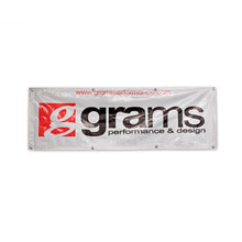 Load image into Gallery viewer, Grams Performance 60in x 20in Vinyl Shop Banner - Silver
