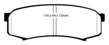 Load image into Gallery viewer, EBC 10+ Lexus GX460 4.6 Yellowstuff Rear Brake Pads
