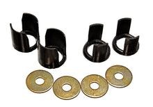 Load image into Gallery viewer, Energy Suspension 89-94 Nissan 240SX (S13) Black Rear Subframe Insert Set - a supplement to the subf
