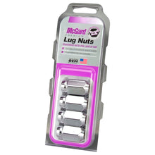 Load image into Gallery viewer, McGard Hex Lug Nut (Cone Seat) 7/16-20 / 13/16 Hex / 1.5in. Length (4-Pack) - Chrome
