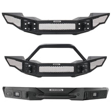Load image into Gallery viewer, Go Rhino 07-20 Jeep Wrangler JL/JLU/JK/JKU/Gladiator JT Rockline Full Width Bumper w/ Overrider
