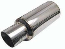 Load image into Gallery viewer, Injen 3.00 Universal Muffler w/Titanium burnt rolled Tip and stainless steel resonated inner wall
