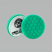 Load image into Gallery viewer, Chemical Guys Hex-Logic Self-Centered Heavy Polishing Pad - Green - 4in

