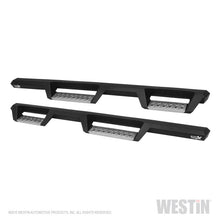 Load image into Gallery viewer, Westin 07-18 Jeep Wrangler JKU 4dr. HDX Stainless Drop Nerf Step Bars - Tex. Blk
