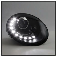 Load image into Gallery viewer, Spyder Volkswagen Beetle 06-10 Projector Headlights DRL LED Black PRO-YD-VB06-DRL-BK
