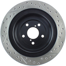 Load image into Gallery viewer, StopTech 06-07 Subaru Impreza WRX (Exc STi) Slotted &amp; Drilled Right Rear Rotor
