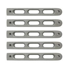 Load image into Gallery viewer, DV8 Offroad 2007-2018 Jeep JK Silver Slot Style Door Handle Inserts - Set Of 5
