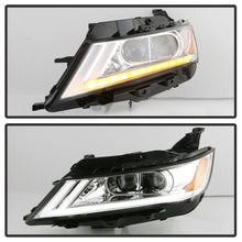 Load image into Gallery viewer, xTune 14-18 Chevy Impala (Excl Limited) DRL Halogen Proj Headlights - Chrm (PRO-JH-CIM15-LB-C)
