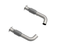 Load image into Gallery viewer, Kooks 15-20 Ford Mustang GT 5.0L 3in SS GREEN Catted Connection Pipes
