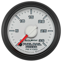 Load image into Gallery viewer, Autometer Factory Match 52.4mm Full Sweep Electric 0-30,000 PSI Diesel Fuel Rail Pressure
