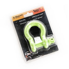Load image into Gallery viewer, Rugged Ridge Green 9500lb 3/4in D-Shackle
