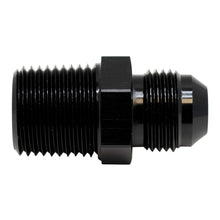 Load image into Gallery viewer, DeatschWerks 8AN Male Flare to 1/2in Male NPT Adapter - Anodized Matte Black

