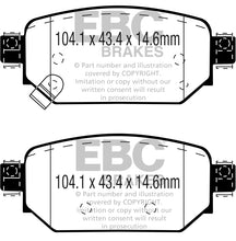 Load image into Gallery viewer, EBC 2017+ Mazda 3 2.0L Greenstuff Rear Brake Pads
