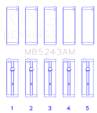 Load image into Gallery viewer, King Nissan SR20DE (Size 0.25mm) Performance Main Bearing Set
