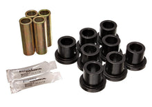 Load image into Gallery viewer, Energy Suspension Ford F-250 / F-350 Black Rear Leaf Spring Bushing Set
