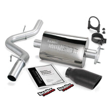 Load image into Gallery viewer, Banks Power 04-06 Jeep 4.0L Wrangler Monster Exhaust System - SS Single Exhaust w/ Black Tip
