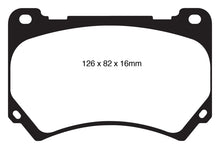 Load image into Gallery viewer, EBC 11+ Hyundai Equus 4.6 Greenstuff Front Brake Pads
