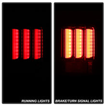 Load image into Gallery viewer, Spyder 07-16 Jeep Wrangler Version 2 Light Bar LED Tail Lights - Red Clear (ALT-YD-JWA07V2-LBLED-RC)
