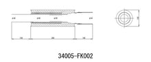 Load image into Gallery viewer, HKS Universal Stainless Hi Power 130mm Titanium Muffler
